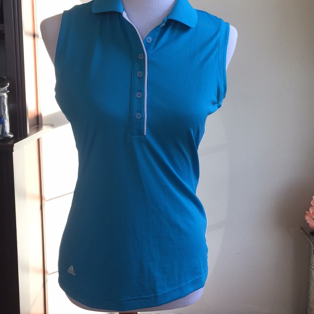 Adidas gold sleeveless top NWT